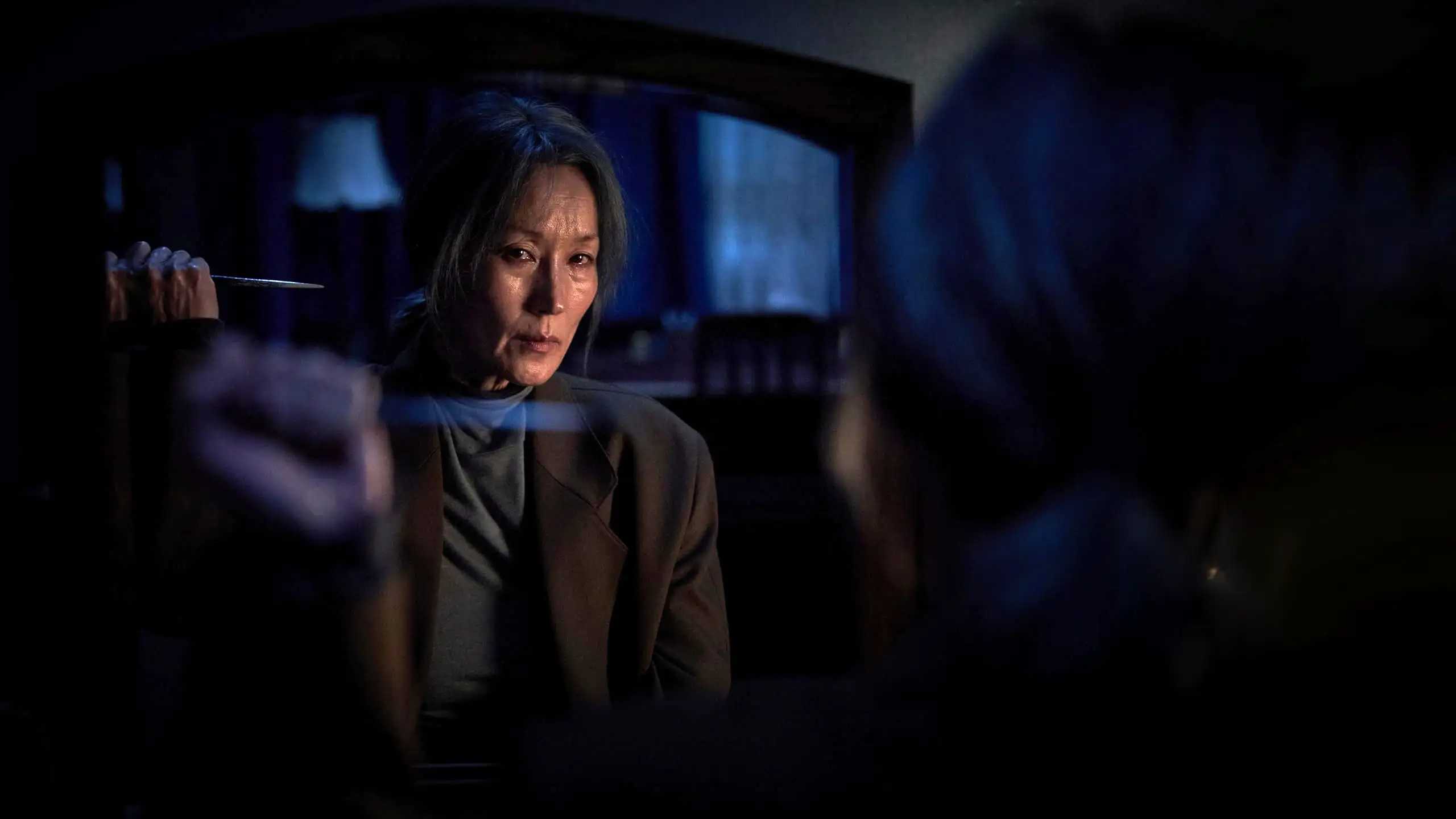 پیرزنی با چاقو